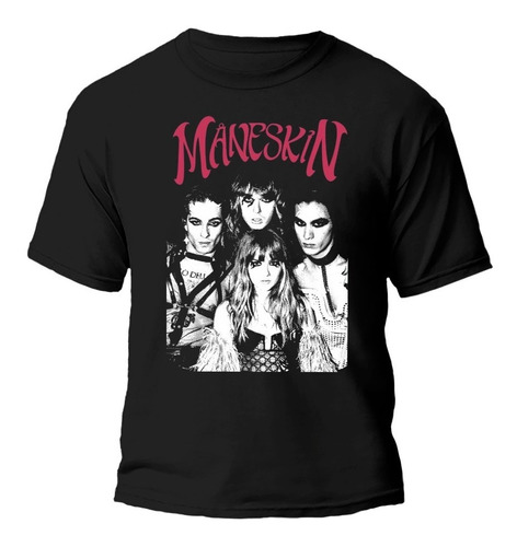 Remera Maneskin Banda M3 100% Algodón Premium