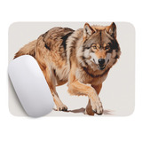 Mouse Pad Lobo Arte De Animales - 17cm X 21cm D12