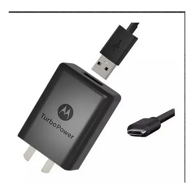 Cargador Motorola Turbo Power 30w con cable usb TIPO C o TIPO COMUN | Mismo precio en cuotas