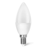 Ampolleta Bombillo Led Vela Luz Cálida Led C37 E14 7w