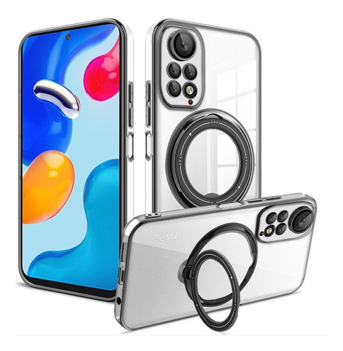 Funda Colors Para Xiaomi Con Soporte + Cristal Templado 