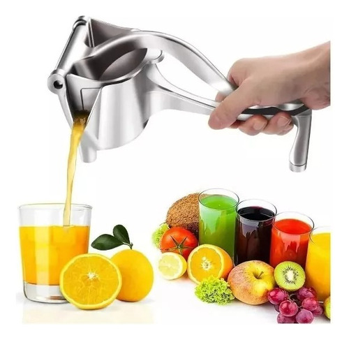 Exprimidor Saca Jugo Manual Metalico Frutas Naranja