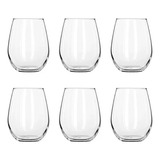 Vaso Copon Gourmet Rigolleau Vidrio Templado Vino Agua X6