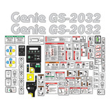 Calcomanias Plataforma Tijera Genie Gs2032