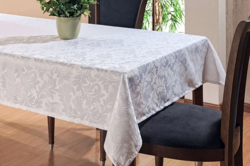 Toalha De Mesa Jacquard 6 Lugares Para Festas