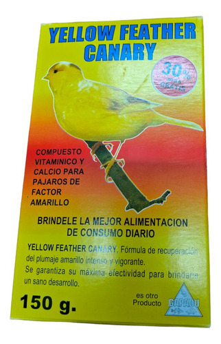 Alimento Calcio Vitaminas Canarios Amarillo 150gr