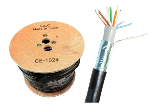 Oferta! 25mts Cable Ftp Glc  Exterior 100% Cobre Blindado