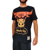 Camiseta Nba Bulls Windy City Mitchell & Ness Oficial