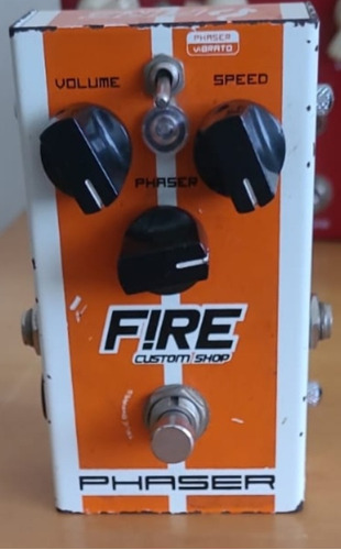 Pedal De Efeito Fire Phaser/vibrato Para Guitarra