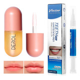 Labial Colageno Plumping Derol + Lápiz Blanqueador Dientes