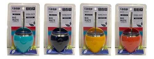 Keep Big Mate Acero Inoxidable 300 Ml Con Bombilla