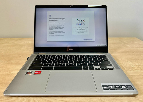 Chromebook Acer Spin 514 Fliptouch 14'. Amd Ryzen 3, Ram 8gb