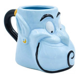 Taza 3d Tarro P/café Cerámica Genio Lámpara Aladdin 300ml