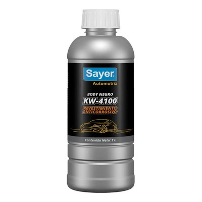 Revestimiento Anticorrosivo Negro Carrocería 1l Sayer