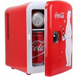 Mini Refrigerador Portátil Coca-cola 6 Auto 12v Latas Comida