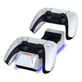 Base De Carga Nyko Para Mandos De Playstation 5 Ps5 Color Blanco