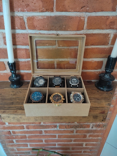 Caja Organizadora Relojes Madera