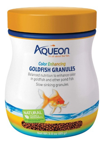 Alimento Peces Goldfish Gránulos Aqueon 3onzas  2 Botes