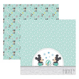 Folha Dupla Scrapbook Toke E Crie - Baby Mickey 2 Brinquedos