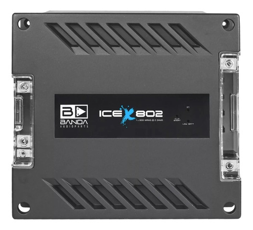 Modulo Banda Amplificador Ice X 802 1 Canal 800 Wrms 2 Ohm