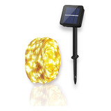 Guirnalda Luz De Ada De 10 Mtrs Solar 100 Led