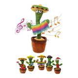 Cactus Bailarín 32 Cms Musical Habla Peluche Con Usb Juguete