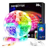 Daybetter Luces Led Inteligentes De 30 Pies, Kits De Tiras D