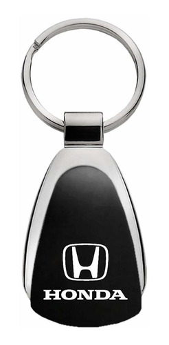 Llavero - Keychain And Keyring With Honda Logo - Black Teard