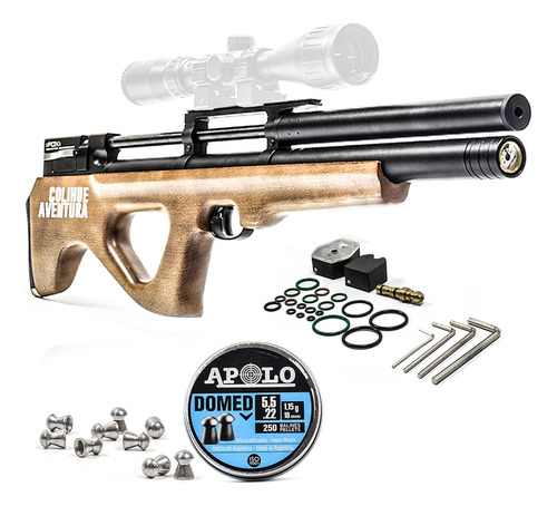 Rifle Pcp Fox P15 Plus Cal 6,35mm + Cargador + Envio Gratis