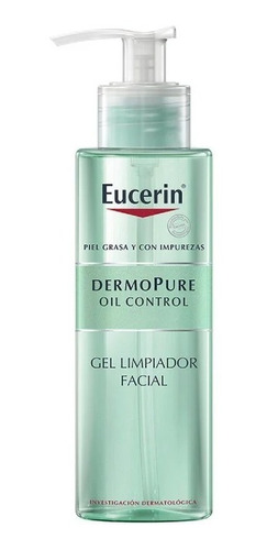 Gel Limpiador Facial Piel Grasa | Eucerin Dermopure | 200ml