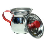 Olleta/jarra Pequeña Con Tapa/ Doble Cero/aluminio