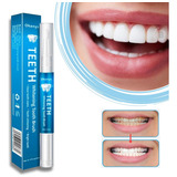 Kit 3 Canetas Clareador Branqueador Dental Dentes + Brancos