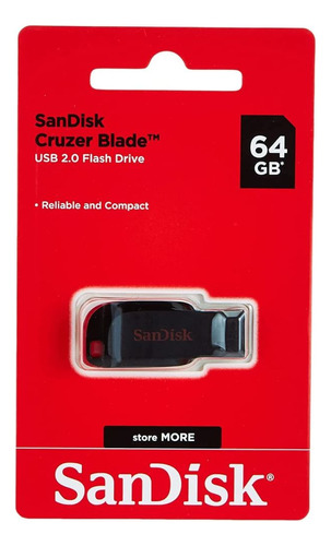 Pendrive 64gb - Cruzer Blade - Sandisk
