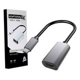 Genérica 4k Cable Adaptador Usb C A Hdmi 4k 60hz 1080p Para 