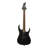 Guitarra Elétrica Ibanez Rg Standard Rg421ex De  Meranti Black Flat Com Diapasão De Jatobá