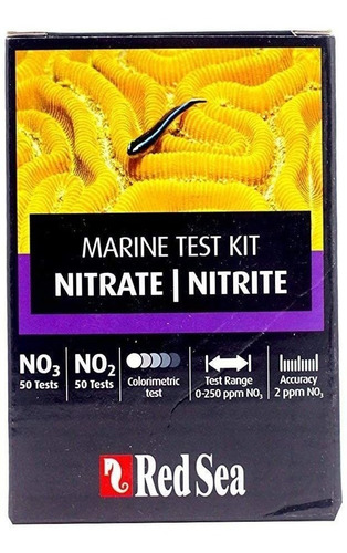 Kit De Prueba Marina De Mar Rojo Nitrato / Nitrito, 50/50