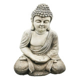 Estatua Buda Figura Sentado Decoración 60 Cm Exterior