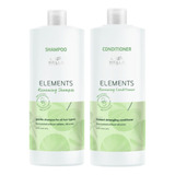 Wella Elements Shampoo 1000ml E Condicionador 1000ml