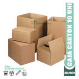 Caja Carton Mudanza Embalaje 30x20x20 Refuerzo Premium X10un