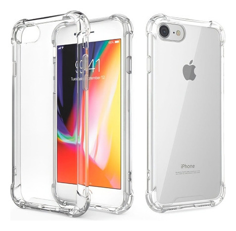 Carcasa Para iPhone Gel Protector Camara Todos Los Modelos