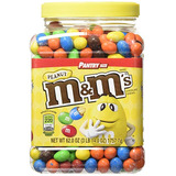 M & M's Caramelos, Maní De Chocolate, 62 Onza Tarro, Envase 