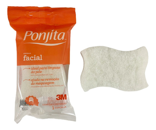 Esponja De Limpeza Facial Ponjita 3m