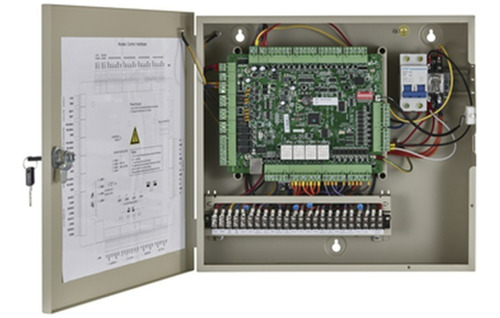 Controlador De Acceso / 4 Puerta / 8 Lectores Huella Y