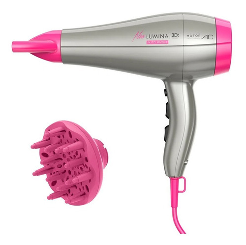 Secador De Cabelo Gama Profissional Lumina 3d 2200w Bivolt