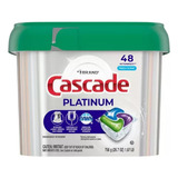 Cascade Platinum Detergente Para Lavavajillas 48pzas