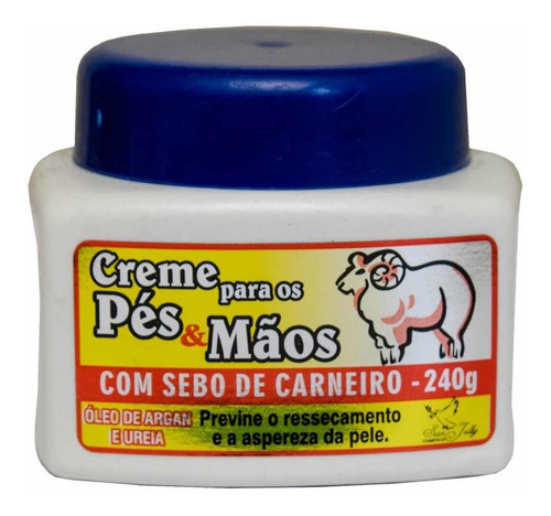  Creme Sebo De Carneiro San Jully 6 Unidades