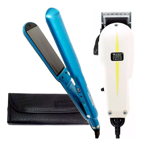 Kit Planchita Pelo Babyliss 9559 + Maquina Wahl Super Taper