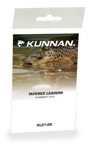 Leader Pesca Con Mosca Kunnan 9 Pies Trafilado Fly Cast 