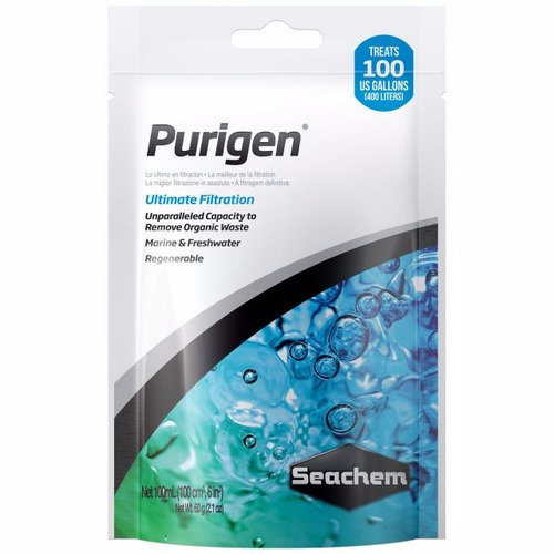 Seachem Purigen 100ml - Embalagem Original Lacrada Com Bolsa