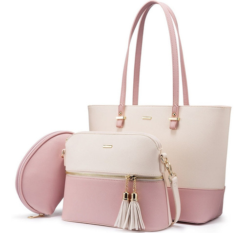  Bolsa Elegante Formal Para Mujer Ejecutiva, Set De 3 Bolsas